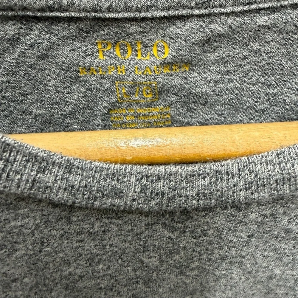 Polo by Ralph Lauren Gray Short Sleeve Tee large